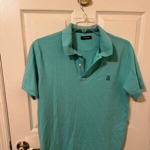 Cortefiel Men's Green Polo.  Size 44